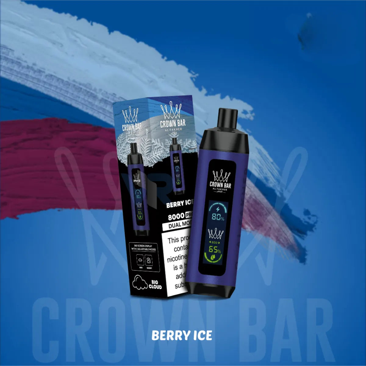 Al Fakher Crown Bar 8000 Puffs (Dual Mode) Disposable Vape