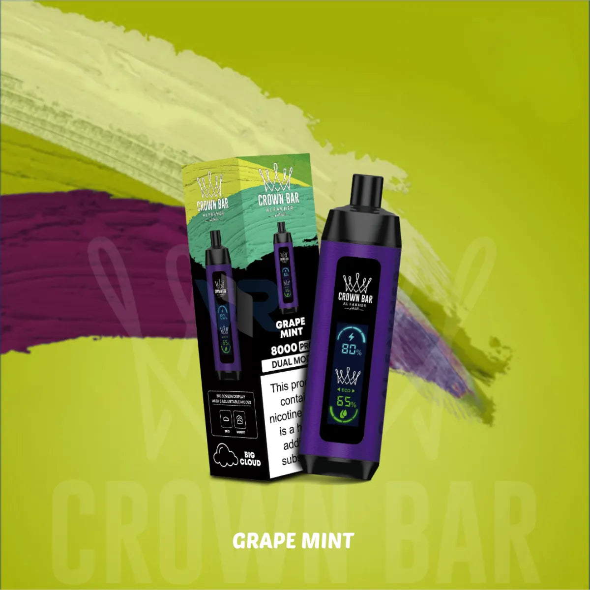 Al Fakher Crown Bar 8000 Puffs (Dual Mode) Disposable Vape