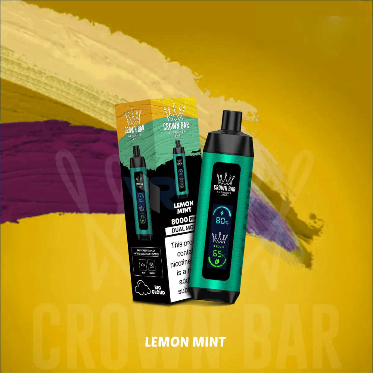 Al Fakher Crown Bar 8000 Puffs (Dual Mode) Disposable Vape