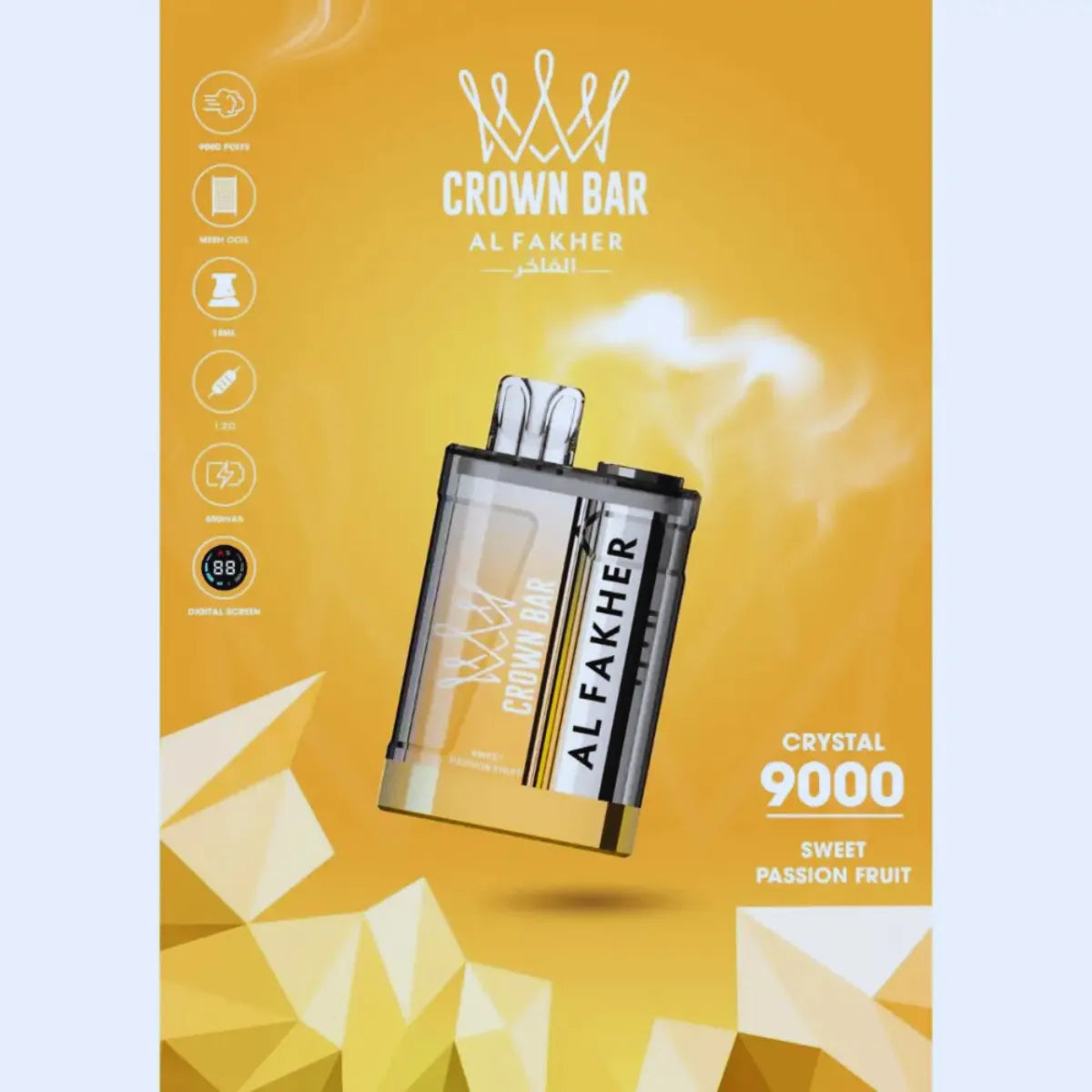 AL FAKHER Crystal 9000 Puffs Disposable Vape In Dubai