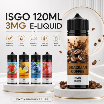 ISGO 3MG 120ML E Liquid In Dubai