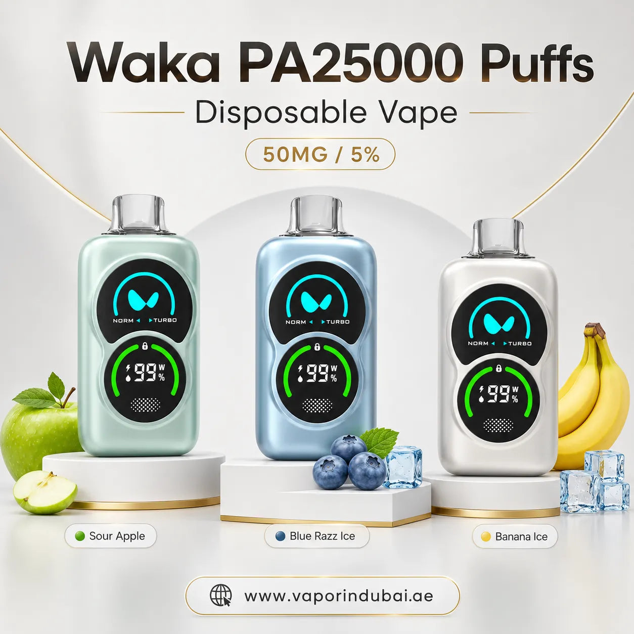 Waka Sopro PA25000 Puffs Disposable Vape 50MG
