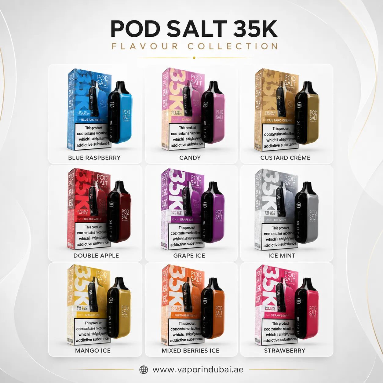 Pod Salt 35K Puffs Disposable