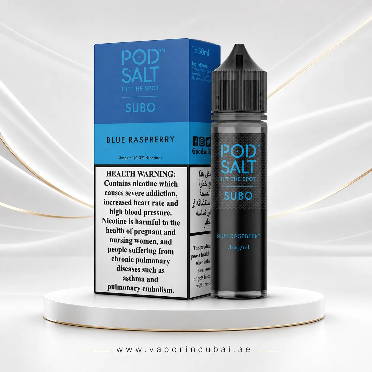 Pod Salt Subo 3MG E Liquid UAE 50ML