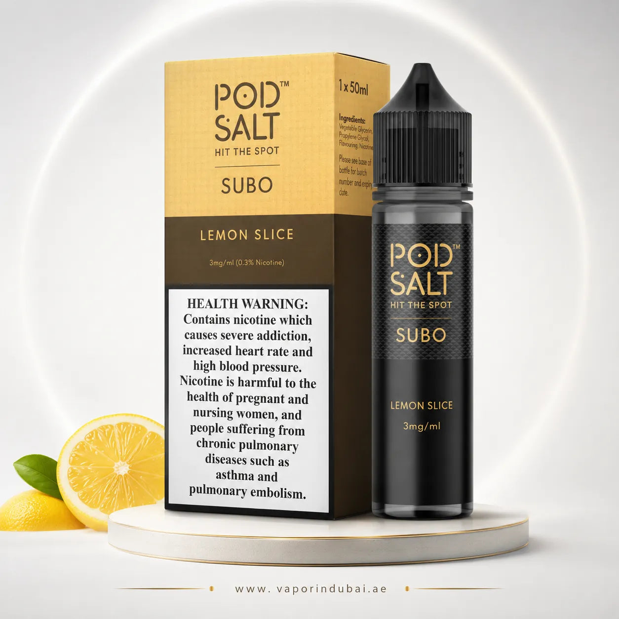 Pod Salt Subo 3MG E Liquid UAE 50ML