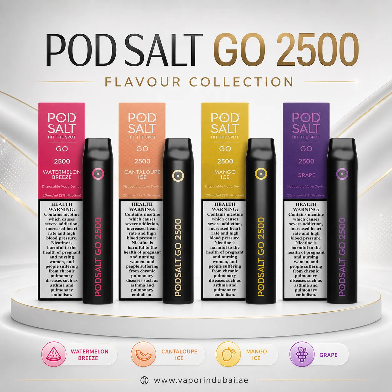 Pod Salt Go 2500 Puffs