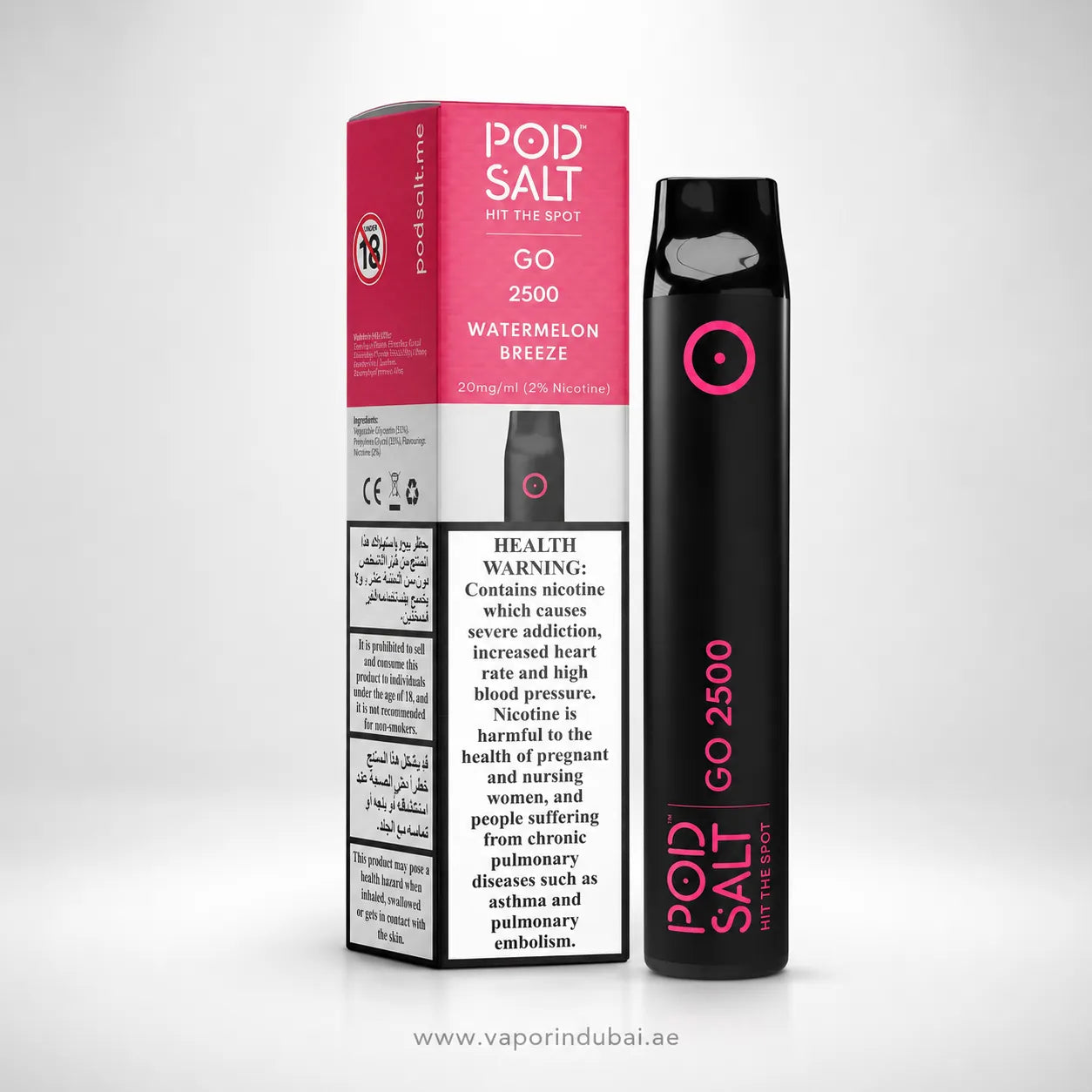 Pod Salt Go 2500 Puffs