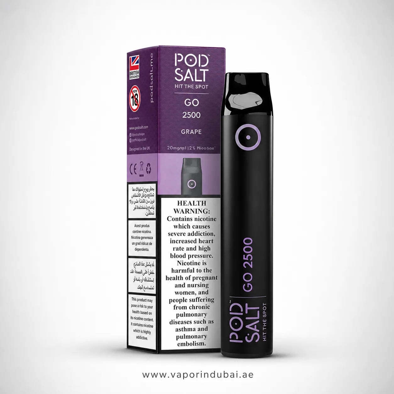 Pod Salt Go 2500 Puffs