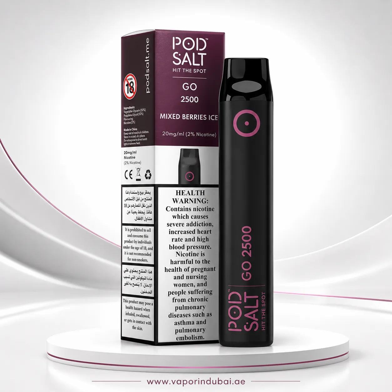 Pod Salt Go 2500 Puffs