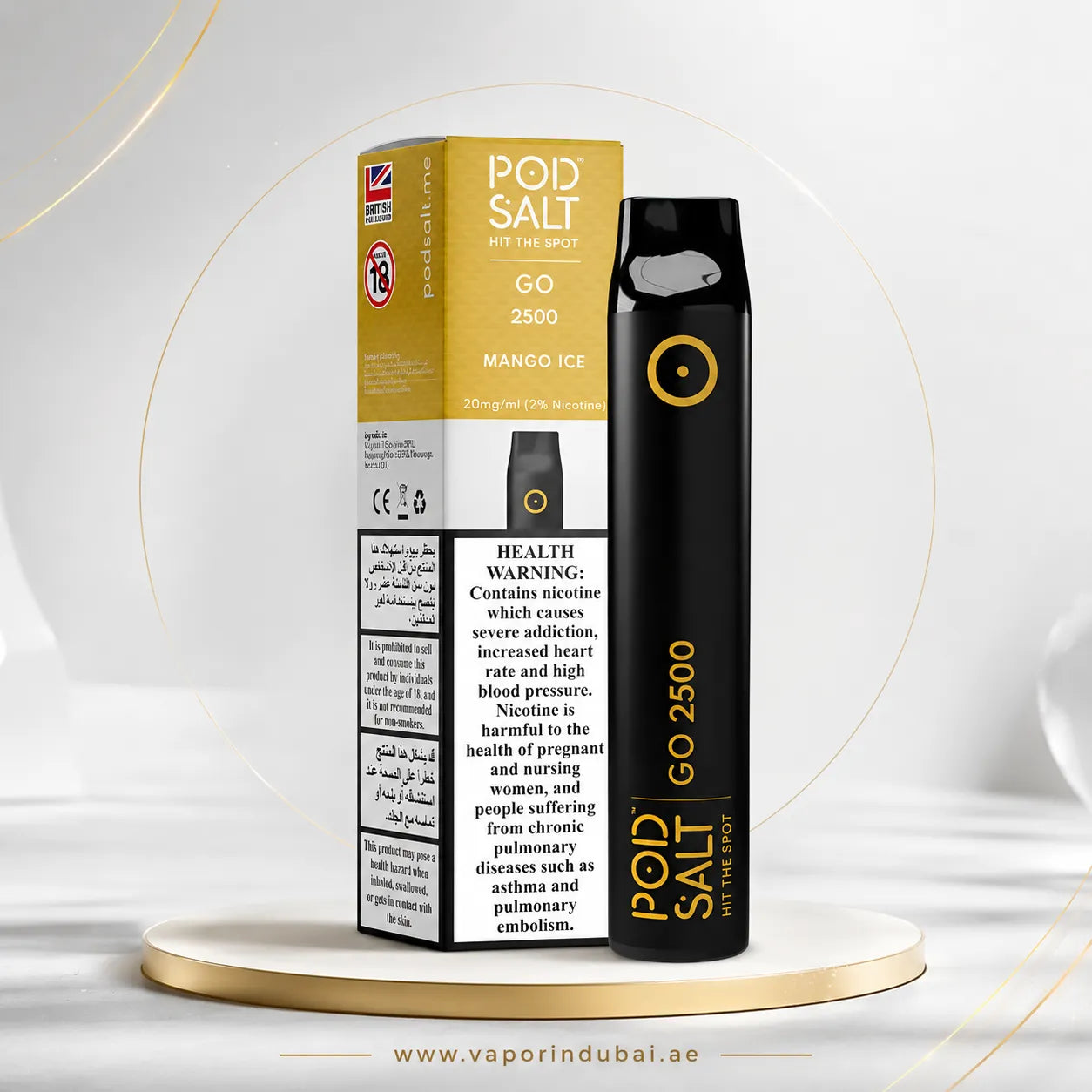 Pod Salt Go 2500 Puffs