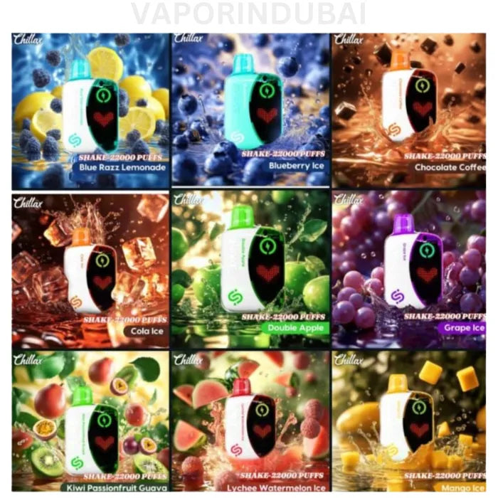 CHILLAX SHAKE 22000 PUFFS DISPOSABLE VAPE