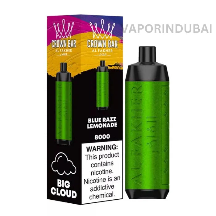 Buy AL FAKHER CROWN BAR 8000 PUFFS 50M in Uae