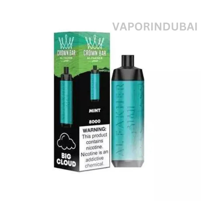 Buy AL FAKHER CROWN BAR 8000 PUFFS 50M in Uae