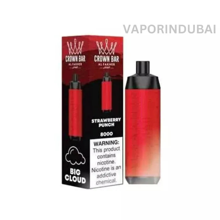 Buy AL FAKHER CROWN BAR 8000 PUFFS 50M in Uae