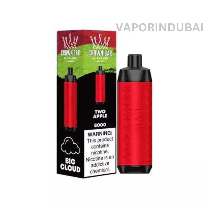 Buy AL FAKHER CROWN BAR 8000 PUFFS 50M in Uae