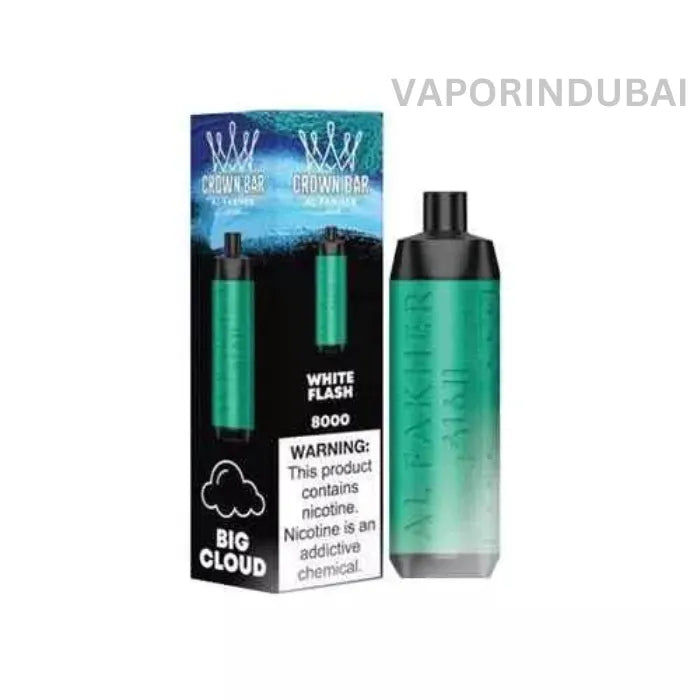 Buy AL FAKHER CROWN BAR 8000 PUFFS 50M in Uae