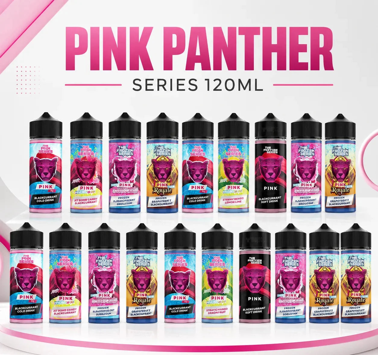 Dr Vapes Pink Panther Series 120ML E Liquid