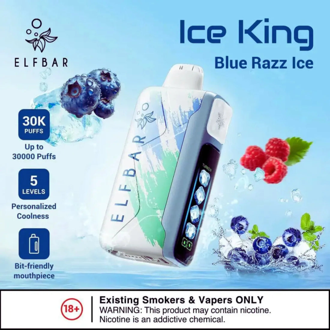 Elf Bar Ice King 30000 Puffs Disposable Vape