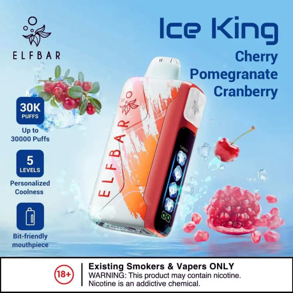 Elf Bar Ice King 30000 Puffs Disposable Vape