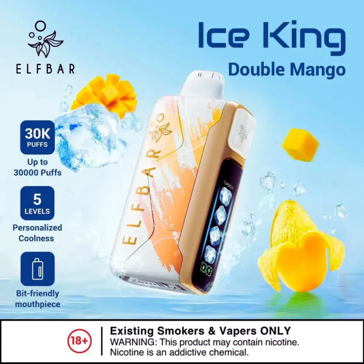 Elf Bar Ice King 30000 Puffs Disposable Vape