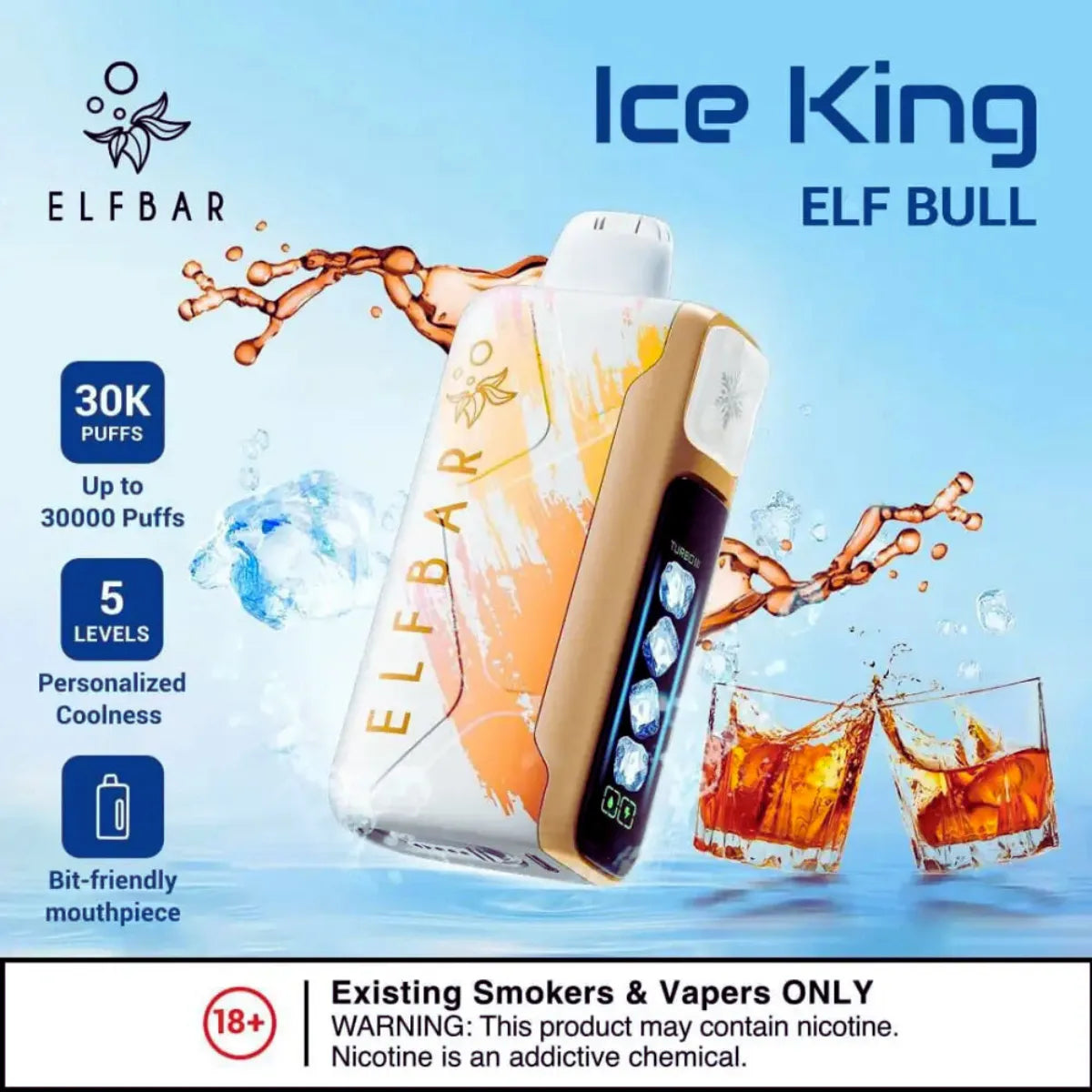 Elf Bar Ice King 30000 Puffs Disposable Vape