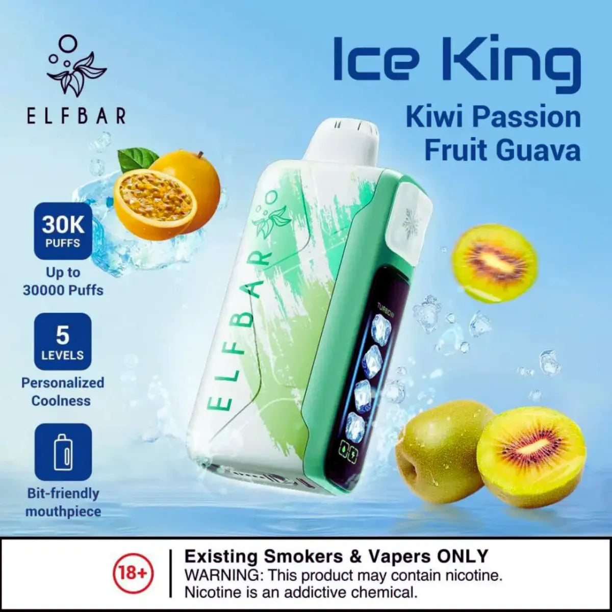 Elf Bar Ice King 30000 Puffs Disposable Vape