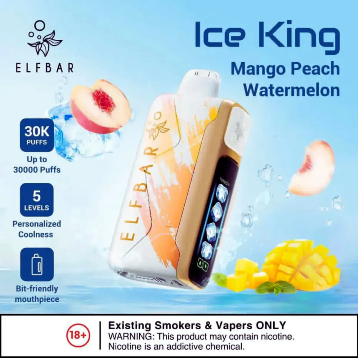Elf Bar Ice King 30000 Puffs Disposable Vape