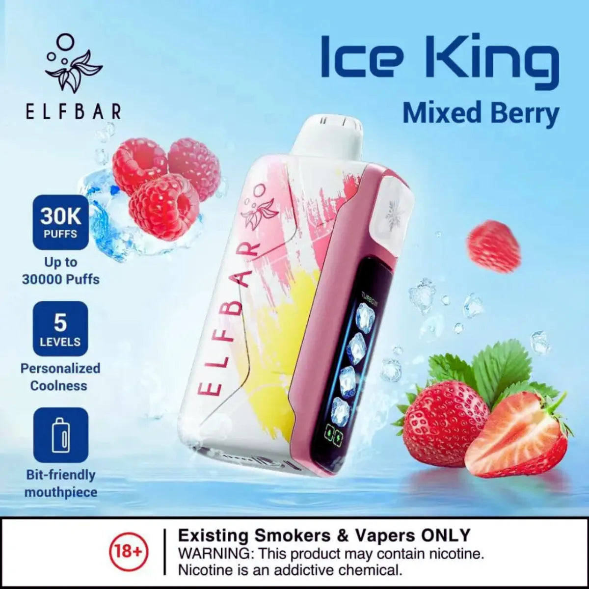 Elf Bar Ice King 30000 Puffs Disposable Vape