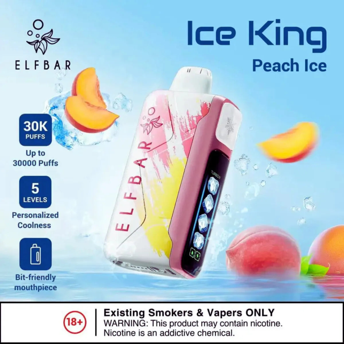 Elf Bar Ice King 30000 Puffs Disposable Vape