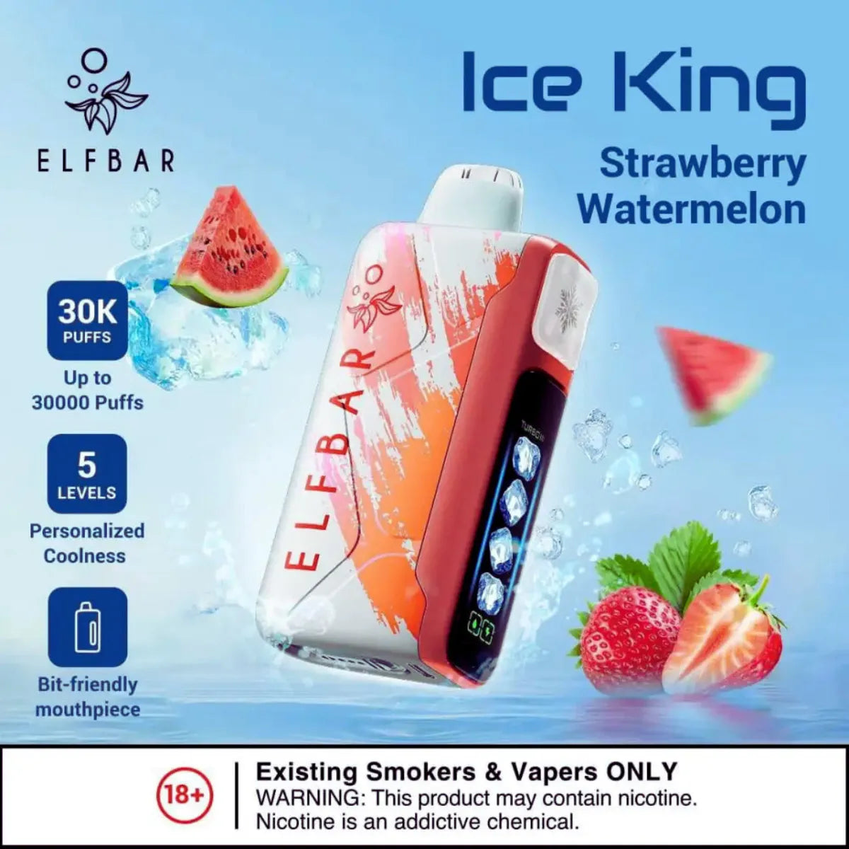 Elf Bar Ice King 30000 Puffs Disposable Vape