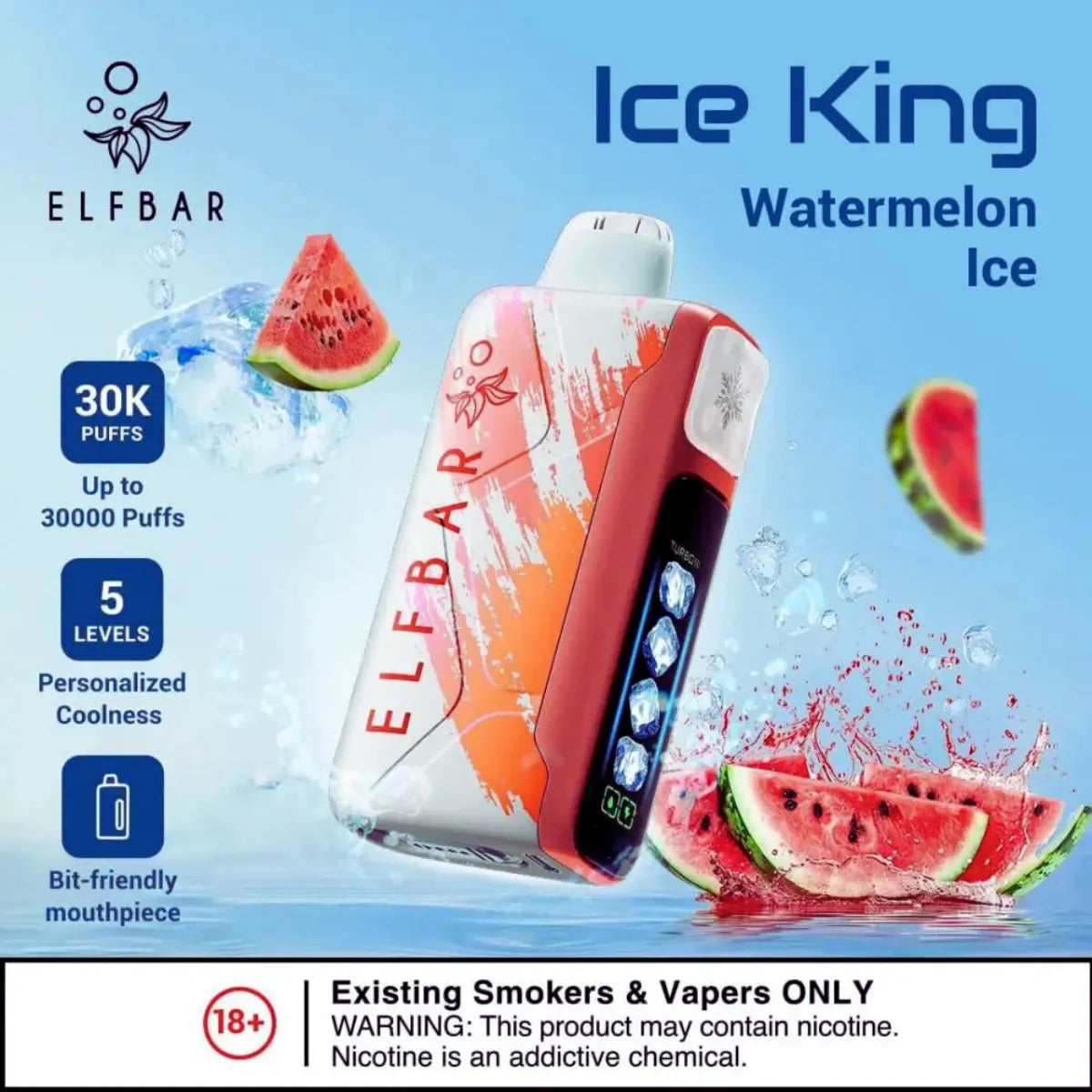 Elf Bar Ice King 30000 Puffs Disposable Vape