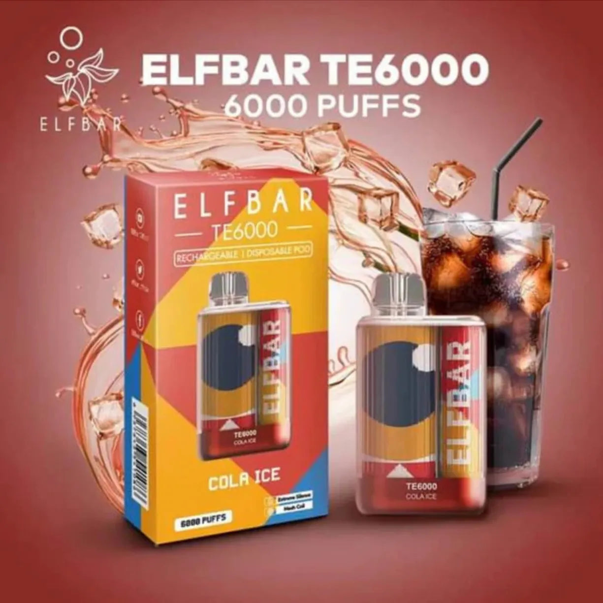 Elf Bar TE6000 US Version Best Disposable Vape In Dubai