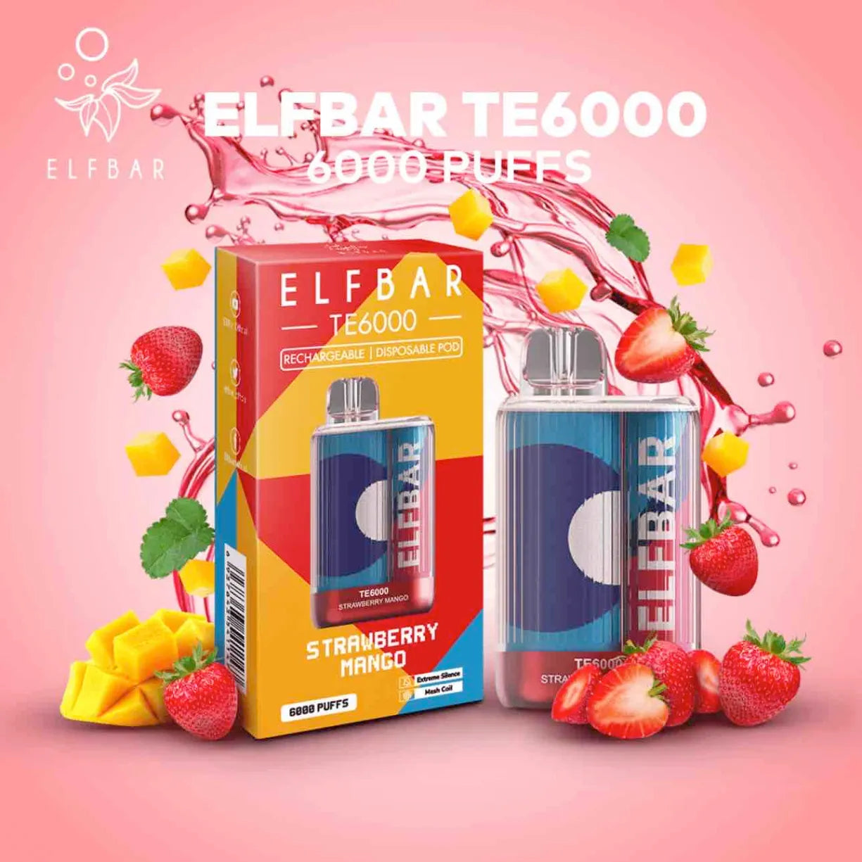 Elf Bar TE6000 US Version Best Disposable Vape In Dubai