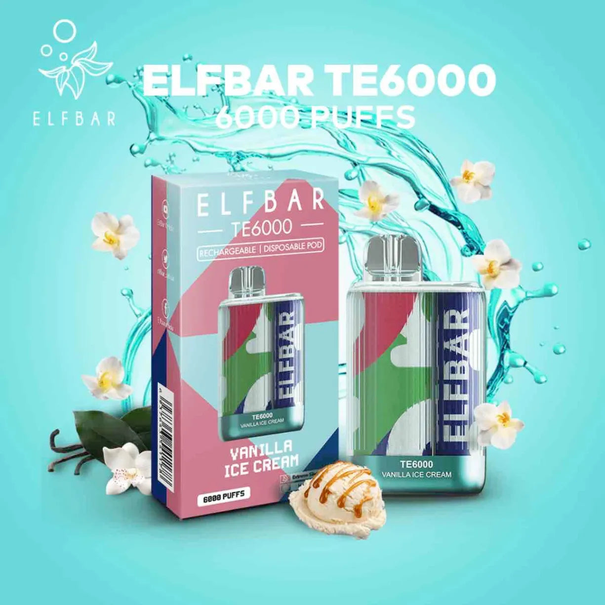 Elf Bar TE6000 US Version Best Disposable Vape In Dubai