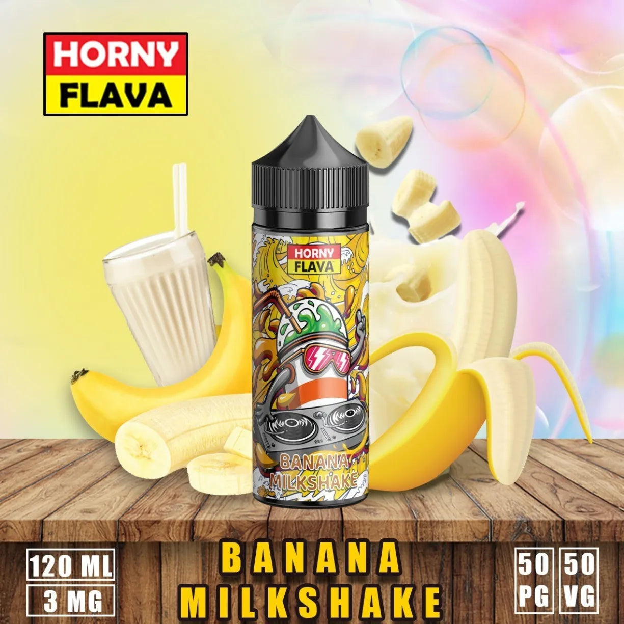 HORNY FLAVA 120ml Vape Juice Best E-Liquid 3mg in Dubai