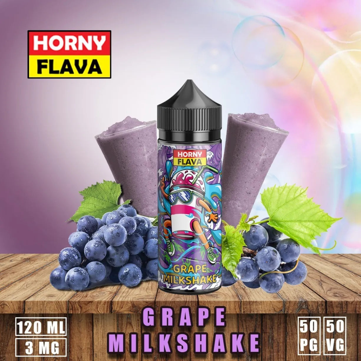 HORNY FLAVA 120ml Vape Juice Best E-Liquid 3mg in Dubai