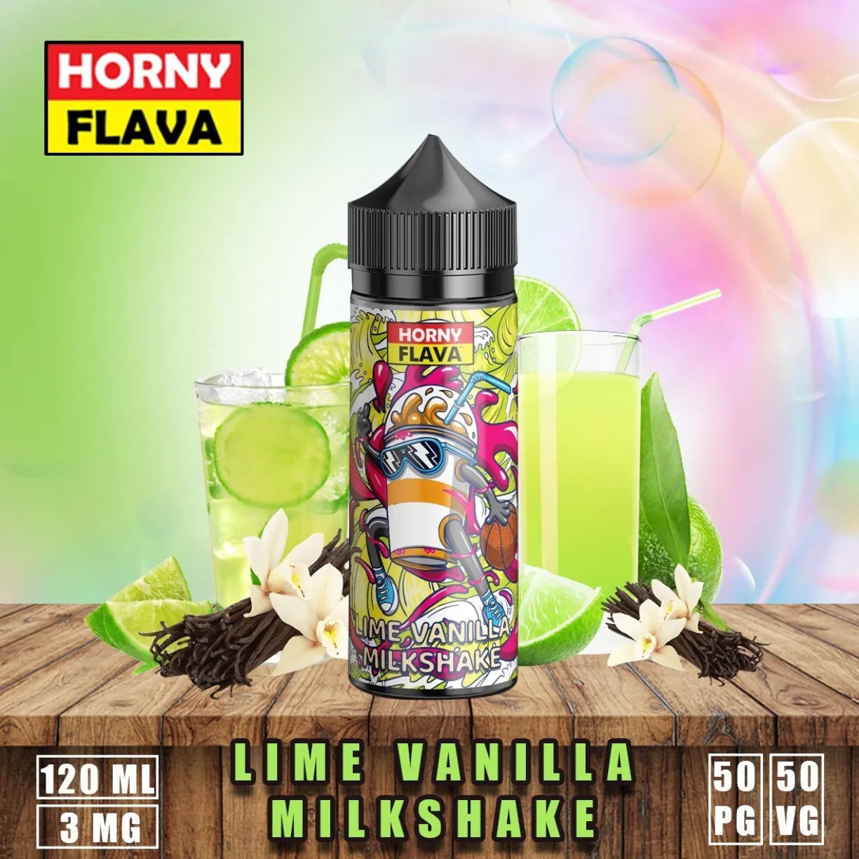 HORNY FLAVA 120ml Vape Juice Best E-Liquid 3mg in Dubai