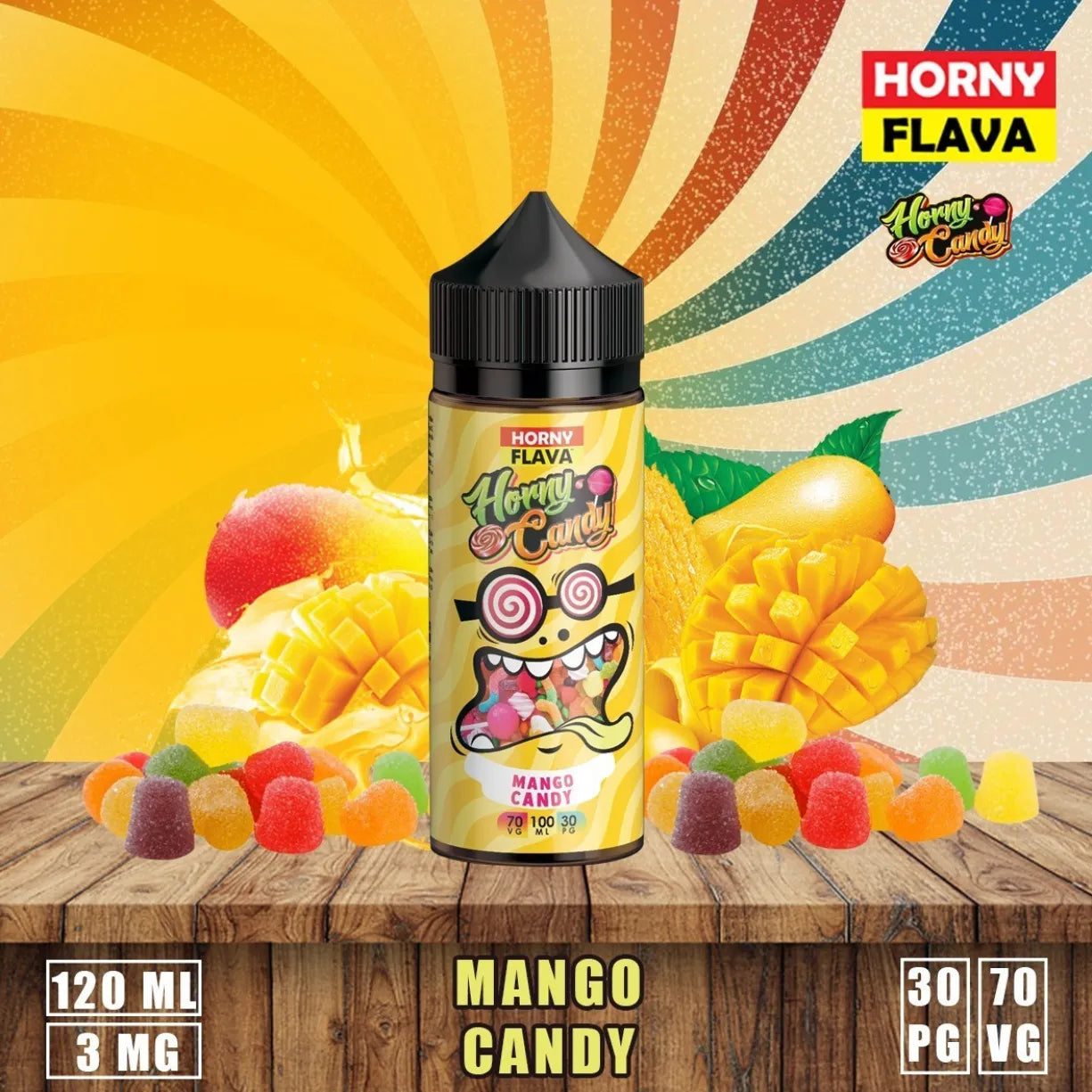 HORNY FLAVA 120ml Vape Juice Best E-Liquid 3mg in Dubai