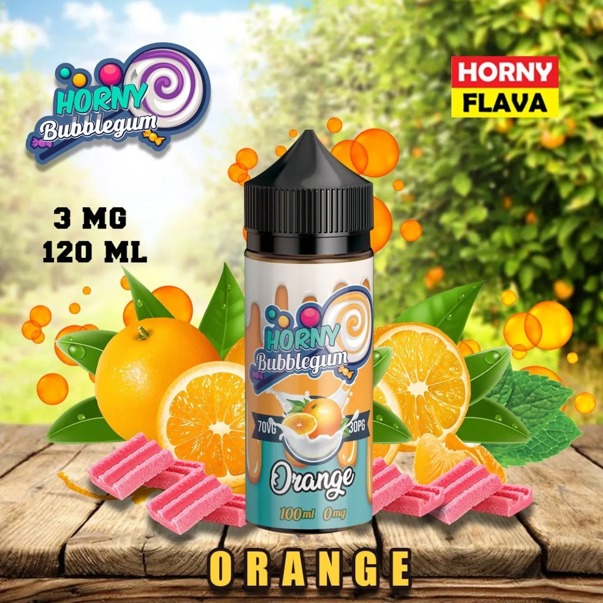 HORNY FLAVA 120ml Vape Juice Best E-Liquid 3mg in Dubai