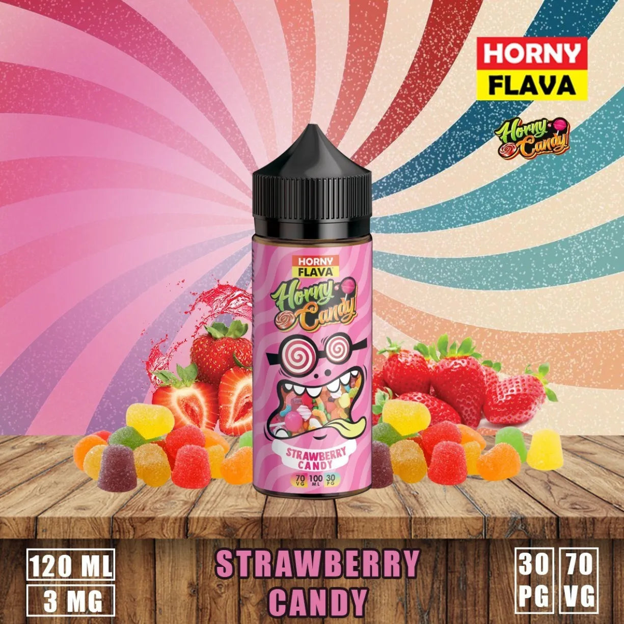 HORNY FLAVA 120ml Vape Juice Best E-Liquid 3mg in Dubai