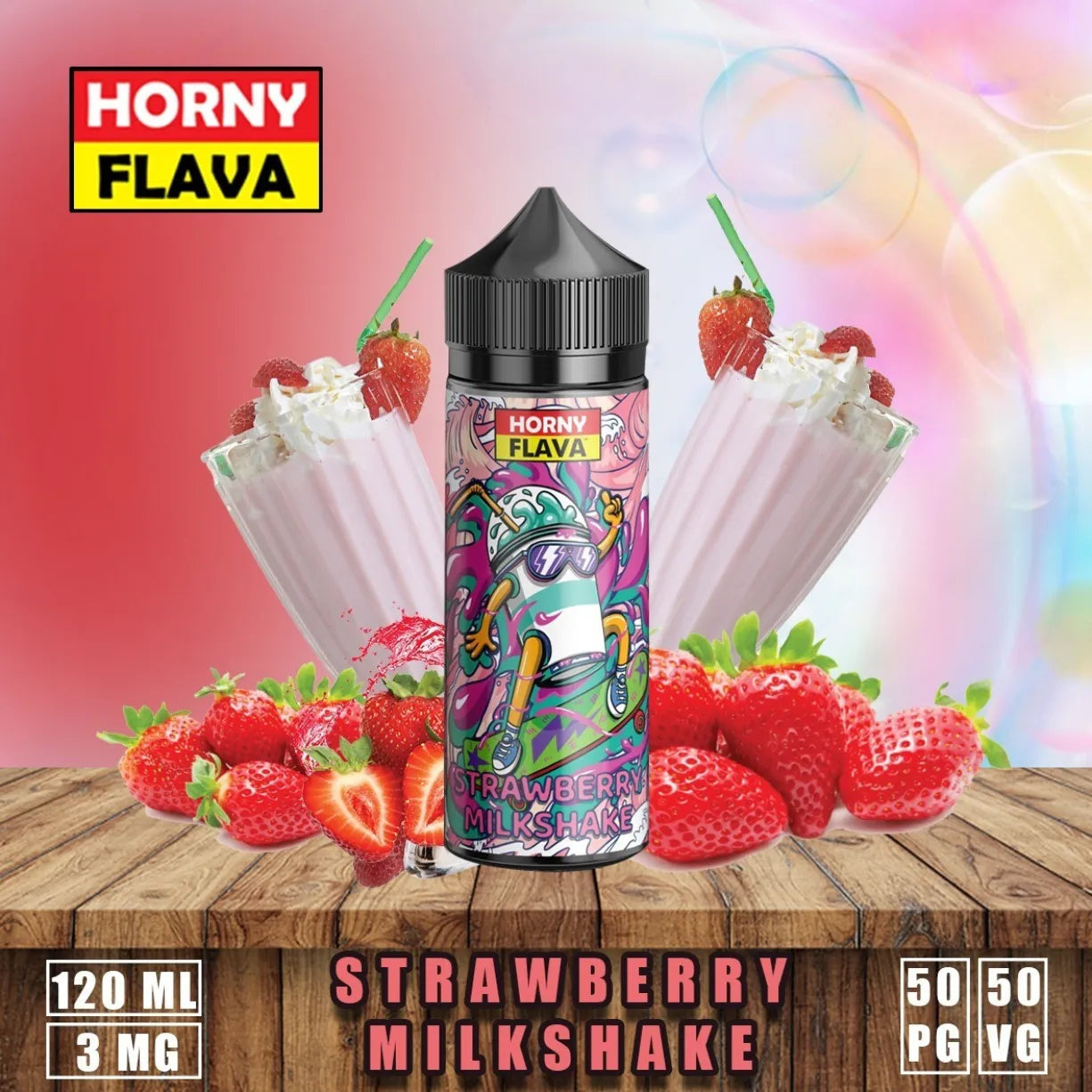 HORNY FLAVA 120ml Vape Juice Best E-Liquid 3mg in Dubai