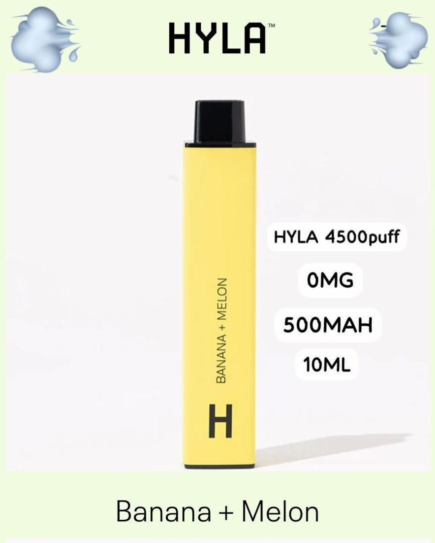 Hyla Dopa Disposable 4500 Puffs Nicotine Free Rechargeable Vape In Dubai