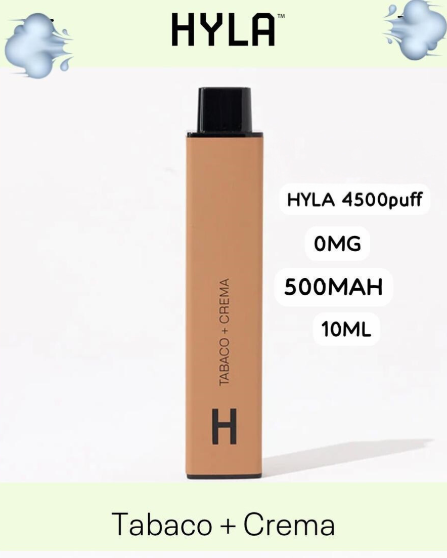 Hyla Dopa Disposable 4500 Puffs Nicotine Free Rechargeable Vape In Dubai