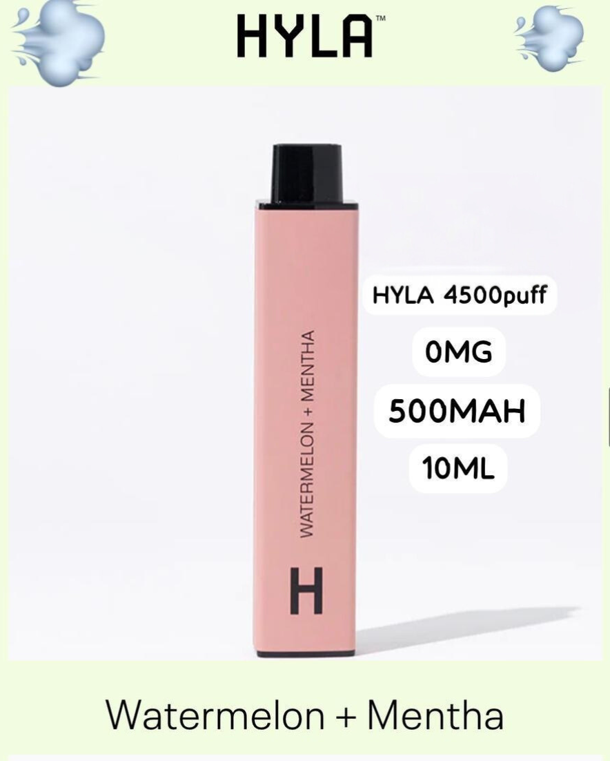 Hyla Dopa Disposable 4500 Puffs Nicotine Free Rechargeable Vape In Dubai