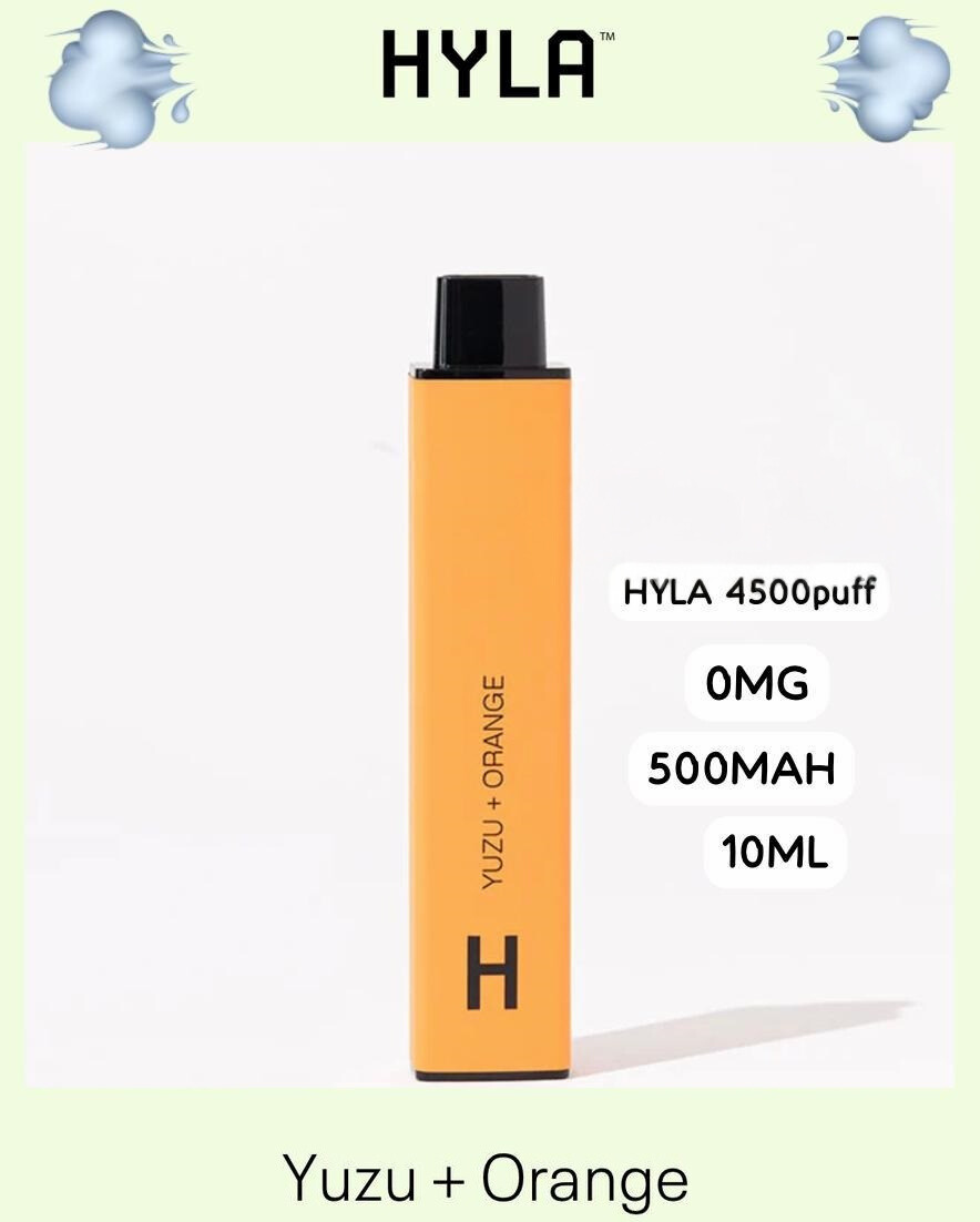 Hyla Dopa Disposable 4500 Puffs Nicotine Free Rechargeable Vape In Dubai