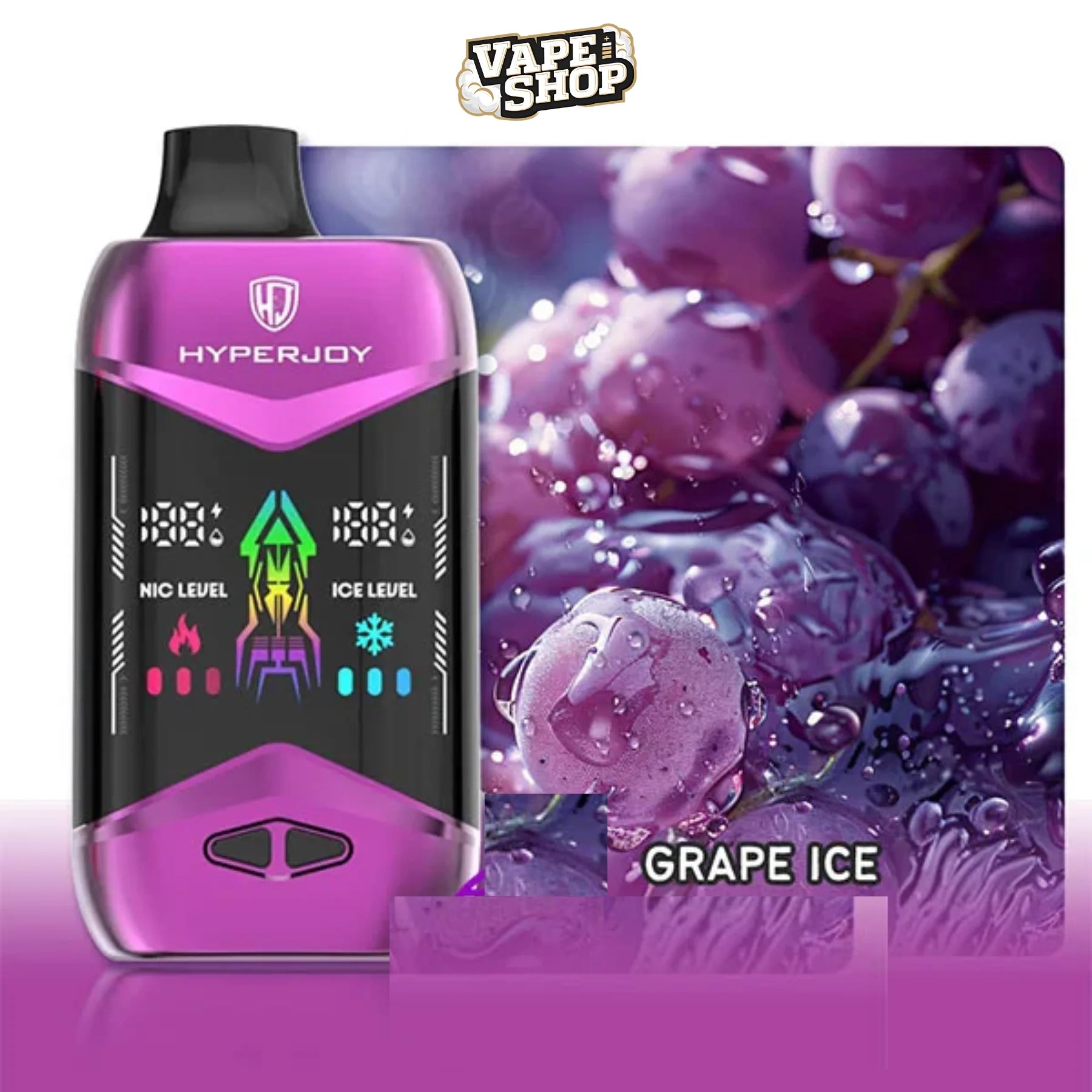Hyperjoy 45k Disposable Vape (Nic & Ice Adjustable)