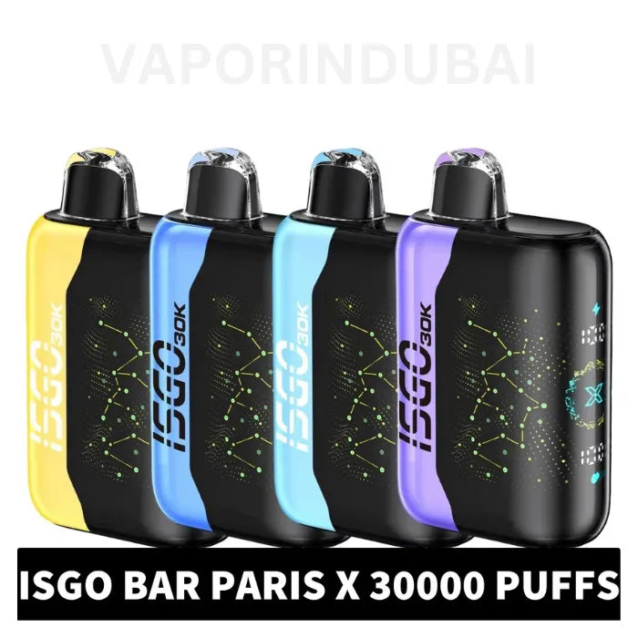 ISGO BAR PARIS X 30000 DISPOSABLE VAPE in Dubai