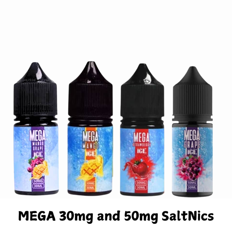 MEGA SALTNIC Vape E-Liquid 30 Mg in Dubai