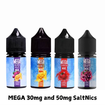 MEGA SALTNIC Vape E-Liquid 30 Mg in Dubai