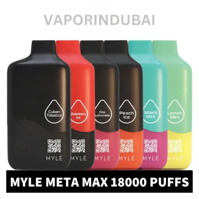 MYLE META MAX 18000 PUFFS DISPOSABLE VAPE